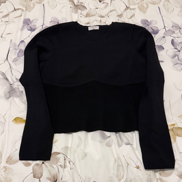 Aritzia Sculpt Knit Empire Longsleeve - Picture 2 of 9